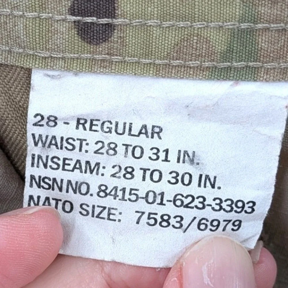 US Army Multicam Combat Uniform Set Tactical Utility‎ Gorpcore